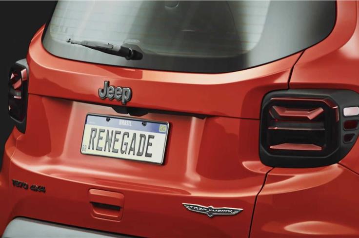 2022 Jeep Renegade facelift tail gate 